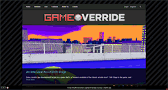 Desktop Screenshot of gameoverride.com